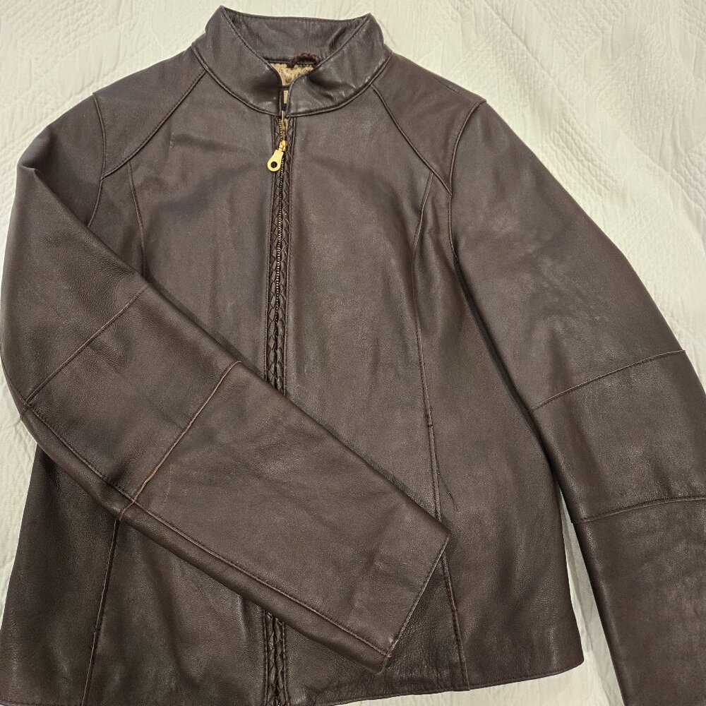 Women's leather jacket